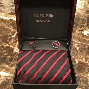 🌷 BEAUTIFUL SILK TIE SET NWT